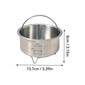 Axyaa Stainless Steel Steamed Egg Bowl Set - Stackable Rice Bowl & Stew Container