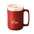 Axyaa Double Wall Stainless Steel Coffee Mug with Handle - Leak-proof Insulated Cup
