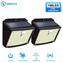 Axyaa Solar Wall Lights: Motion Sensor Waterproof Security Light for Garden & Garage