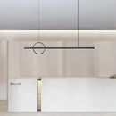 Axya Geometric Copper Chandelier: Minimalist Design for Stylish Restaurant & Bar
