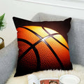 Axyaa Sports Pillow Cover for Bed, Car, and Sofa - Basketball Soccer Theme