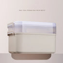 Axyaa Nail Art Storage Box: Plastic Organizer for Manicure Accessories & Gel Polish