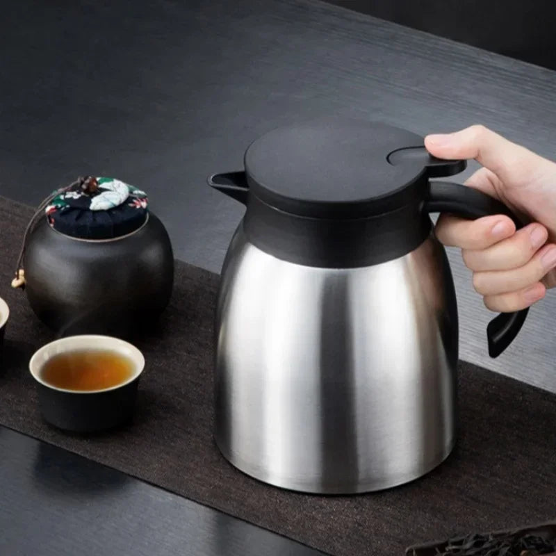 Axyaa Stainless Steel Tea Kettle Thermos Bottle with Tea-strainer