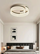 Axyaa LED Full-Spectrum Eye-Protection Ceiling Lamp, Modern Minimalist Master Bedroom Light