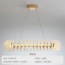 Axyaa Modern Acrylic Chandelier for Living Room Bedroom Dining Room