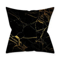 Axyaa Golden Black Pattern Decorative Cushion Cover 45*45CM for Home Sofa Car
