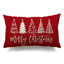 Christmas Snowman Tree Pillowcase - Axyaa Home Decoration Gift Suite