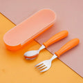 Axyaa Stainless Steel Cartoon Toddler Cutlery Set