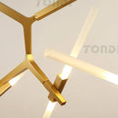 Nordic Branch LED Chandelier, Gold Luxury Lighting for Home Decor - Axyaa
