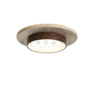 Axyaa Yellow Cave Stone Ceiling Lamp - Japanese Wabi Sabi Style for Bedroom, Living Room