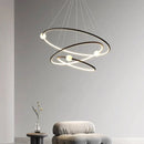 Axyaa Modern Chandelier Stair Pendant Lamp Living Room Interior Lighting
