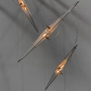 Axyaa Glass Branch Pendant Light Fixture - Modern LED Interior Lighting