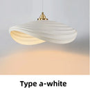 Axyaa Cream Pendant Lamp: Nordic Minimalist Chandelier Adjustable Height for Dining Room & Bar