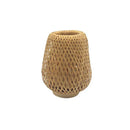 Axyaa Bamboo Woven Bedroom Table Lamp Desk Decoration for Study & Bedside