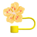 Cute Flower Silicone Straw Cover for Stanley Cup 10mm Lids by Axyaa