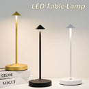 Axyaa LED Touch Night Desk Lamp: Rechargeable, 3 Color Temperatures, Stepless Dimming