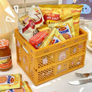 Axyaa Portable Folding Storage Basket: Organize Books, Cosmetics & More!