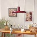 Axyaa Red Medieval Vintage Restaurant Chandelier - Nordic Retro Dining Pendant Lamp