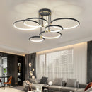 Modern Minimalist Axyaa LED Pendant Lamp for Living Room Bedroom Dining Room Chandelier
