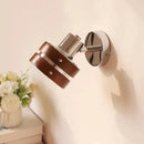 Axyaa Chrome Metal Wall Sconce Light for Bedroom and Parlor