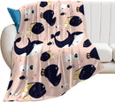 Axyaa Killer Whale Orca Ultra Soft Throw Blanket for Home Bed Couch