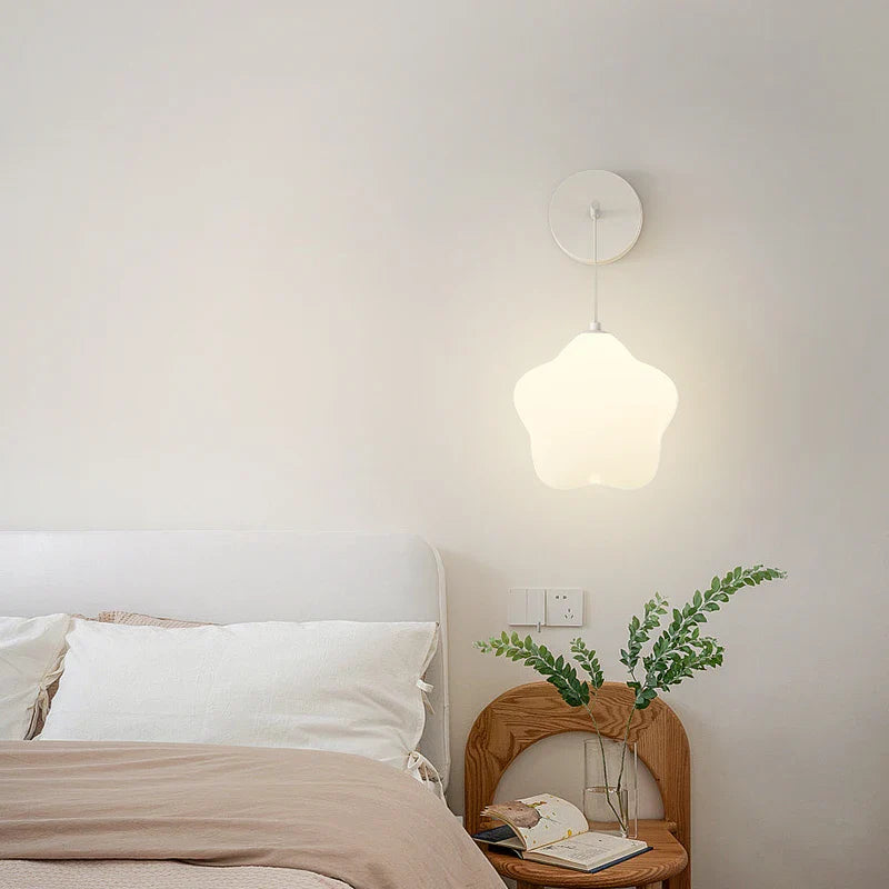 Axyaa Kids Moon Star Cloud Pendant Lamps - Creative Mini Wall Light for Bedside & Aisle