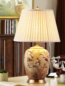 Axyaa Large Ceramic Table Lamp for Living Room and Bedroom