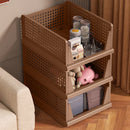Axyaa Stackable Heavy-Duty Storage Basket for Snacks/Clothes/Toys, Ideal for Living Room/Bedroom
