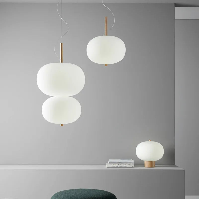 Axya Glass Ball Pendant Lamp for Nordic Living Spaces