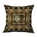 Axyaa Black Gold Line Cushion Cover Pillow Case, Home Decor for Living Room.
