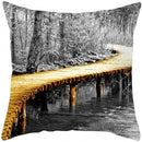 Axyaa Natural Scenery Flowers Cushion Cover Pillowcase Decor for Home Sofa