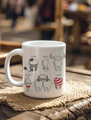 Axyaa Dental Hygienist Mug - BPA Free Ceramic - 350ml Large - Coffee/Tea Essential