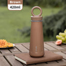 Stainless Steel Axyaa Thermos with Tea Infuser - Portable Insulated Hot Water Bottle