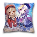 Axyaa Genshin Impact Character Pillow Cases Set for Home Decor