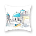 Axyaa World Buildings Printed Cushion Covers