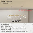 Axyaa LED Tube Ceiling Chandelier Pendant Light for Dining & Living Room