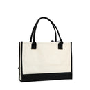 Axyaa Printed Waterproof Canvas Tote Bag Set - Stylish Large Shopping Bag for Women