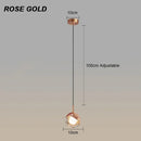 Axyaa Crystal Dora Pendant Light - Modern Round Lamp for Bedroom and TV Wall