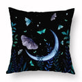 Axyaa Psychedelic Moon Pillowcase for Bedroom and Living Room Decor