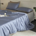 Axyaa Mulberry Silk Bedding Set Duvet Cover Flat Sheet Pillowcase Twin King Queen Size
