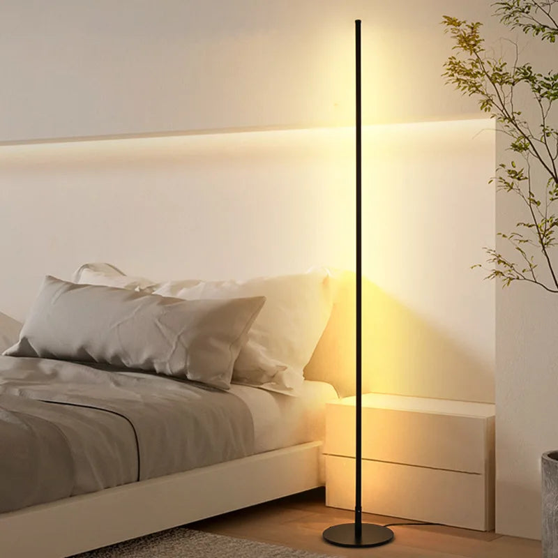 Axyaa Aluminum Iron Paint 15W LED Floor Lamp for Home Decor