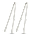 Axyaa Silicone Toast Tongs - Non-slip Cooking Clip Clamp BBQ Salad Tools