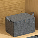 Axyaa Quilt Storage Bag with Lid & Handle - Moisture-Proof Organizer
