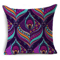 Axyaa Ramadan Vintage Ethnic Pattern Cushion Cover 45x45cm Linen Pillow Case