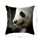 Axyaa Panda Print Polyester Cushion Cover - 45x45cm