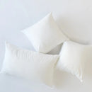 Axyaa 3D Throw Pillow Core in White Napped Cloth, High Elasticity & Washable