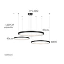 Axyaa Circular Pendant Light: Italian Living Room, Nordic Restaurant Style