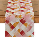 Axyaa Watercolor Plaid Table Runner Dining & Coffee Table Decor