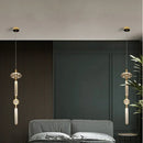 Axyaa Snow Glass Chandelier Pendant Light for Living Room, Bedroom, Staircase