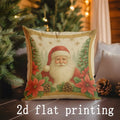 Axyaa Christmas Prints Pillow Covers for Home Decor - Sofa, Bedroom, Car